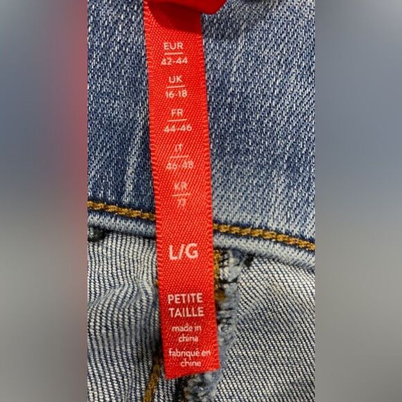 Spanx High Rise Ankle Skinny Stretch Denim Jeans Size L (12-14) EUC - Picture 10 of 12